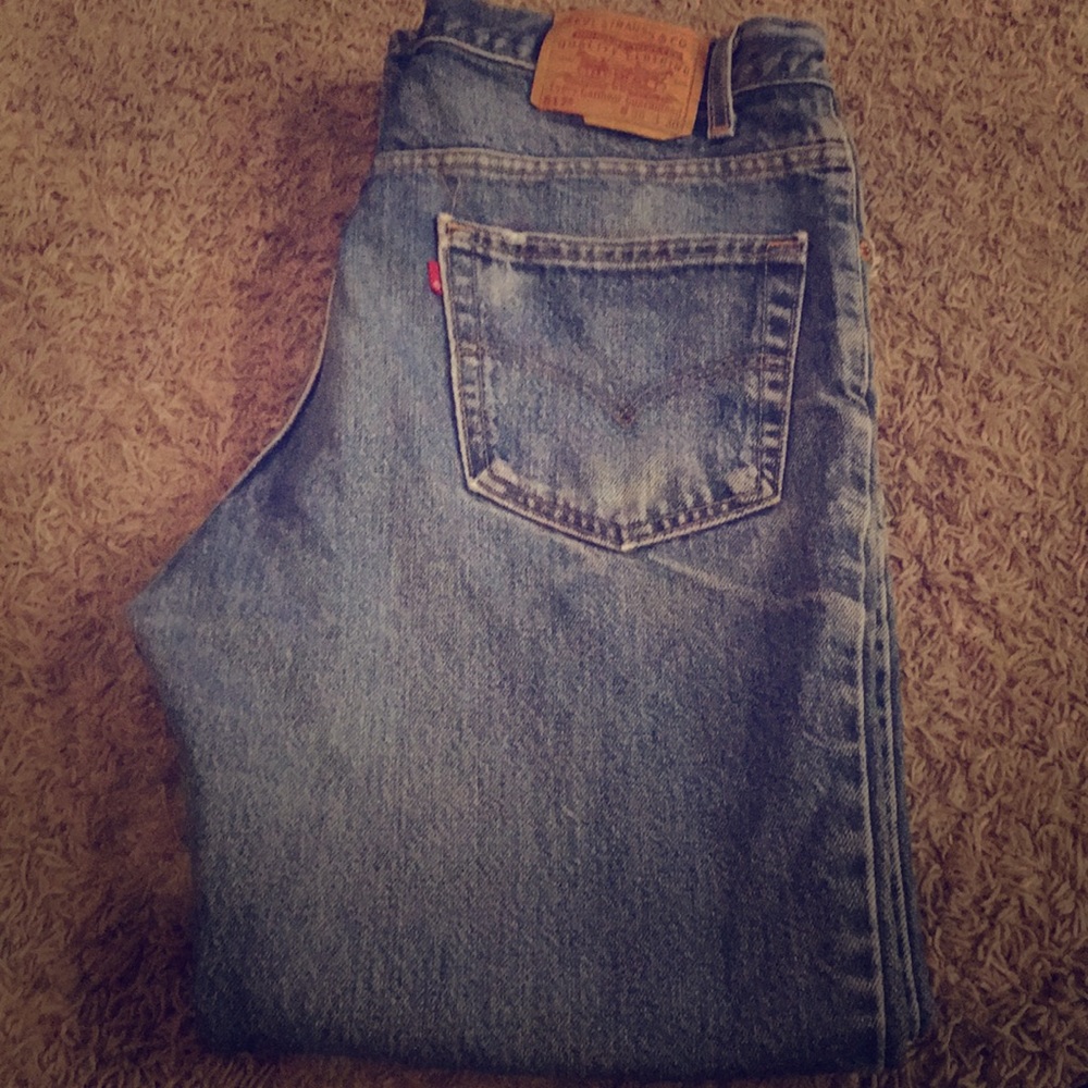 Distressed Boot Cut Levi’s
